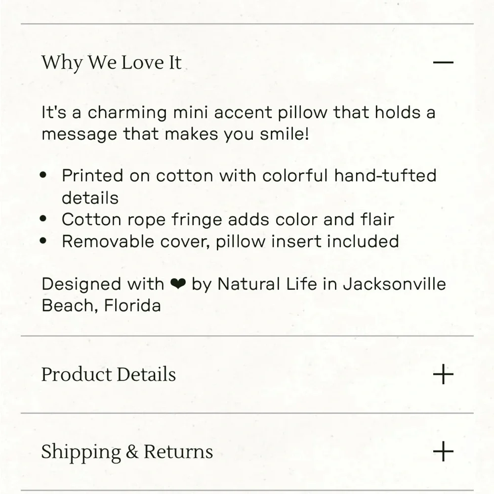 Natural Life Boho Tufted Pillow Hope You Like Dogs with Colorful Fringe - Picture 7 of 13
